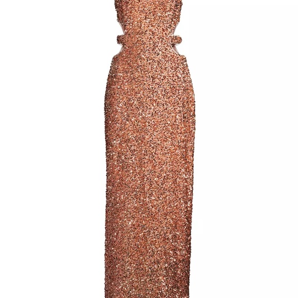 Liv foster evening gown bronze color - Picture 2 of 7